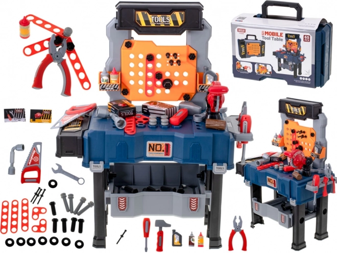 Établi avec outils - 65 pièces
