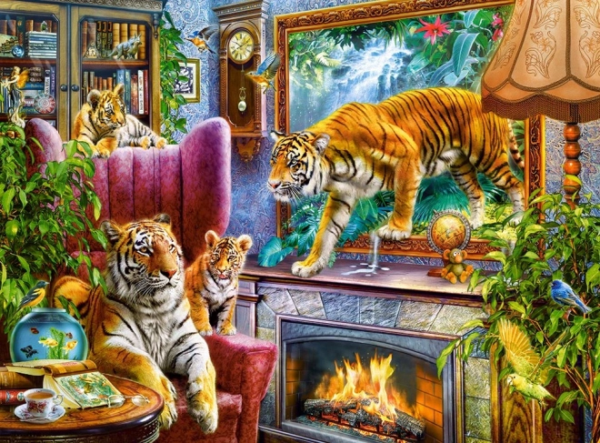 Puzzle Les tigres prennent vie 3000 pièces CASTORLAND
