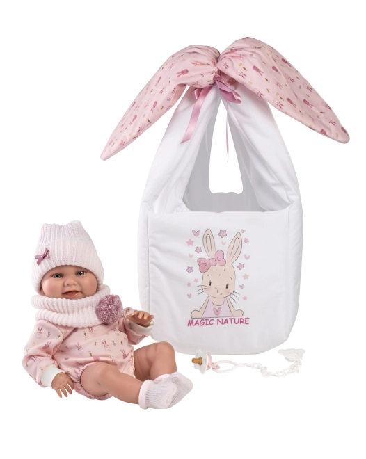 Llorens 73902 NOUVEAU-NÉ FILLE - poupée réaliste avec corps entier en vinyle - 40 cm