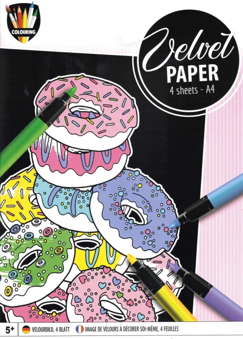GRAFIX Image en velours Gourmandises 29,5x21cm