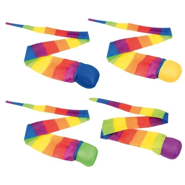 Comète à lancer - balle arc-en-ciel