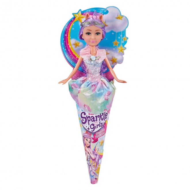 Fée licorne Sparkle Girlz en cornet