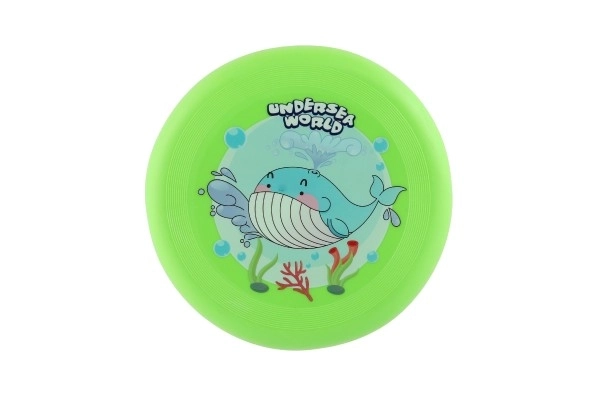 Disque volant/lancé en caoutchouc 18cm