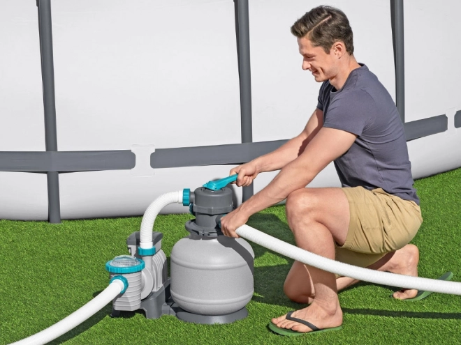 Bestway Filtration à sable pour piscine débit 8327 l/h