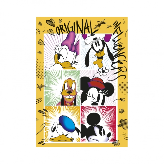 Puzzle Mickey et ses amis 47x33cm 500 pièces dans une boîte 33,5x23x3,5cm