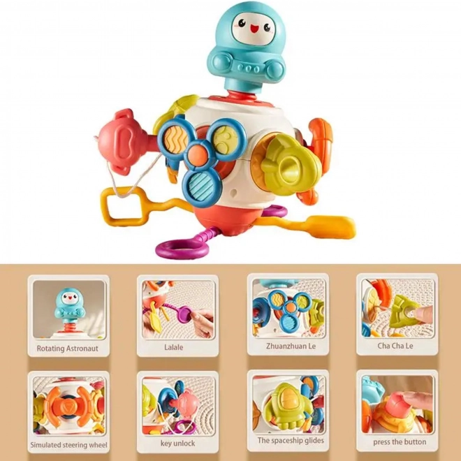 Cube sensoriel Montessori pour enfants à partir de 18 mois