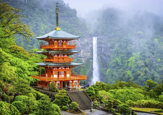 Puzzle Pagode Seiganto-ji Japon 1000 pièces