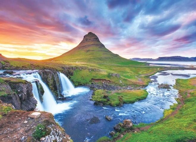 Puzzle EUROGRAPHICS Cascade de Kirkjufell, Islande 1000 pièces