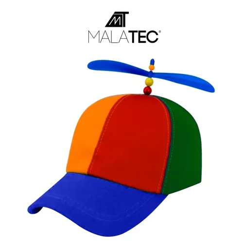 Casquette à hélice Unisex, multicolore Malatec