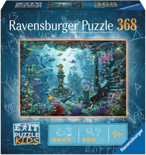 Ravensburger puzzle d’évasion Kids Atlantide engloutie 368 pièces