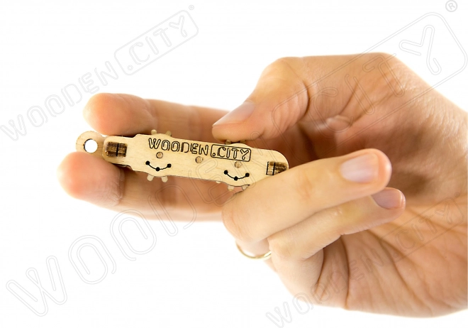 Puzzle 3D en bois mini ensemble de bateaux