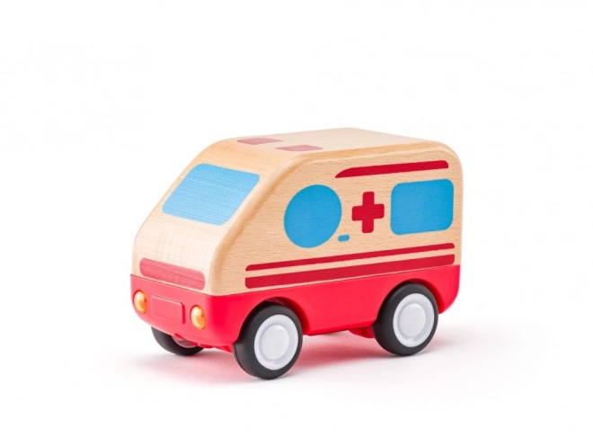 Ambulance avec effets sonores et lumineux