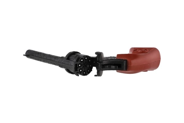 Revolver en plastique pour enfants à capsule, 8 coups