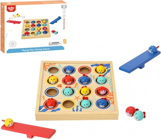 Jeu en bois pour enfants Poissons volants