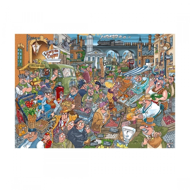 Puzzle 1000 pièces Wasgij Davy au marché