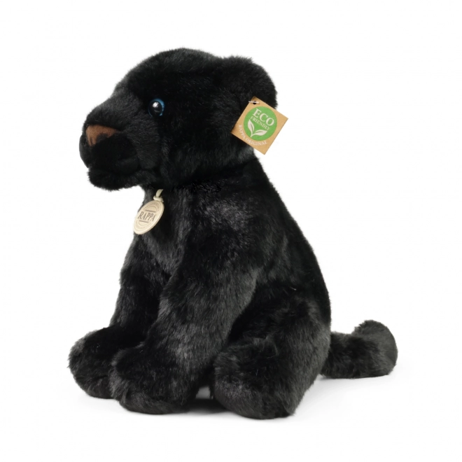 Panthère en peluche assise 30 cm ÉCOLOGIQUE