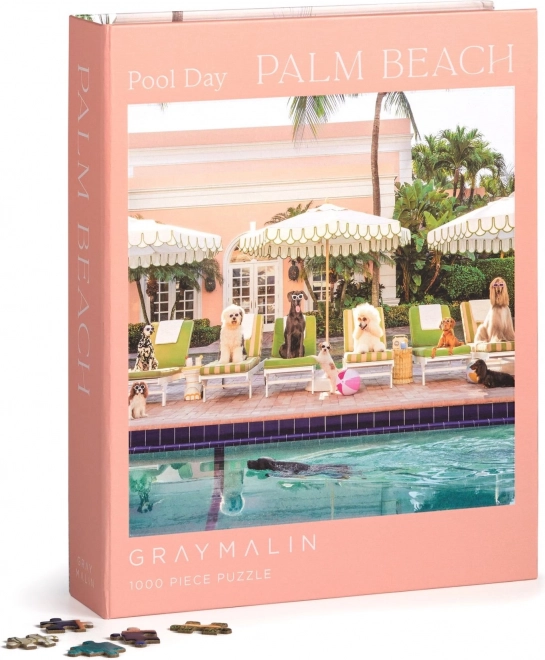 Puzzle À la piscine de Palm Beach 1000 pièces