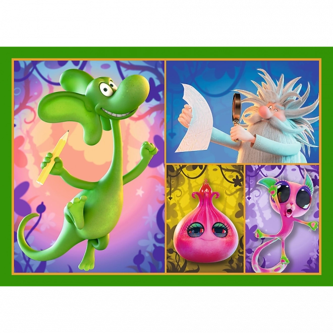 Puzzle 4v1 Monde du Dragon Diplodocus