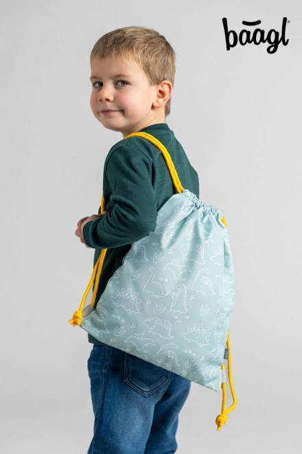 BAAGL Sac à cordon préscolaire Dino
