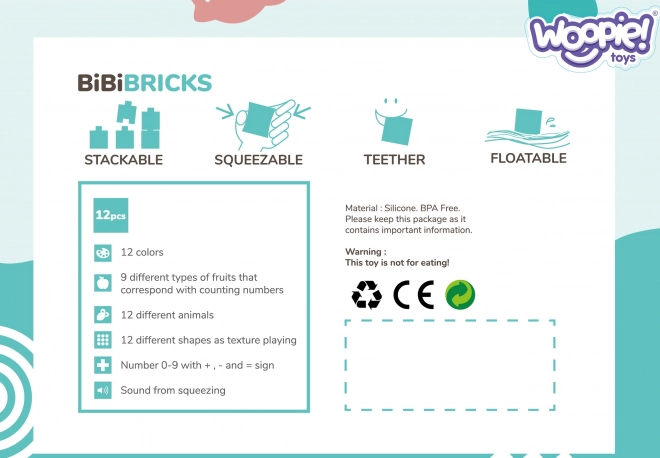 Cubes à mâcher et sensoriels WOOPIE