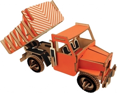 Woodcraft puzzle 3D en bois – benne basculante