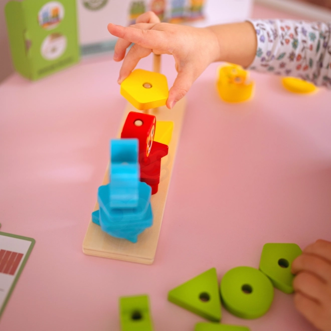 Woopie Montessori Pyramid d'animaux 27 pcs