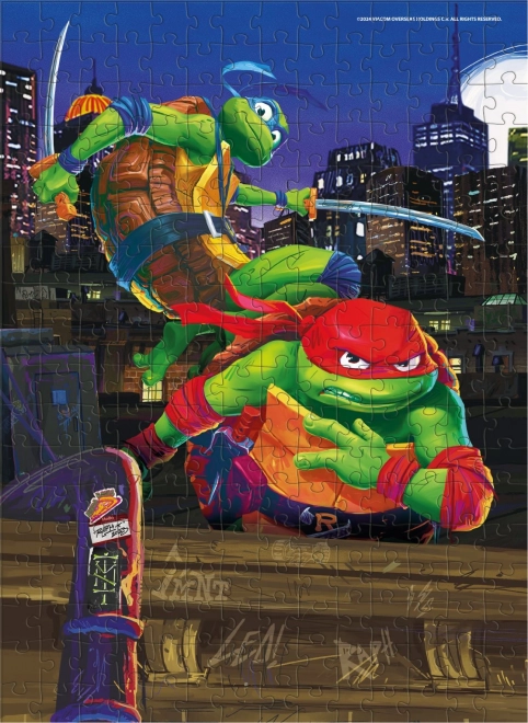 DODO Puzzle Tortues Ninja: Leonardo et Raphaël 250 pièces