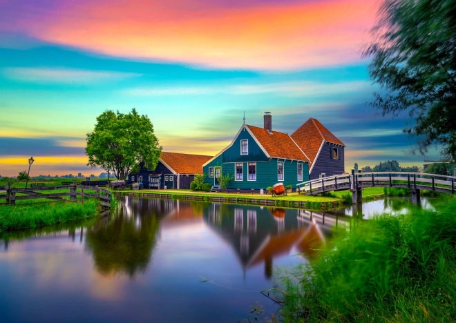 Enjoy puzzle Ferme aux Pays-Bas 1000 pièces