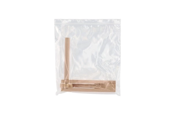 Crécelle bois 13x13cm en sachet
