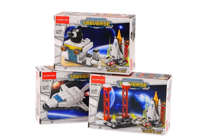 Blocs de construction Cosmos Véhicule Spatial Fusée MIX