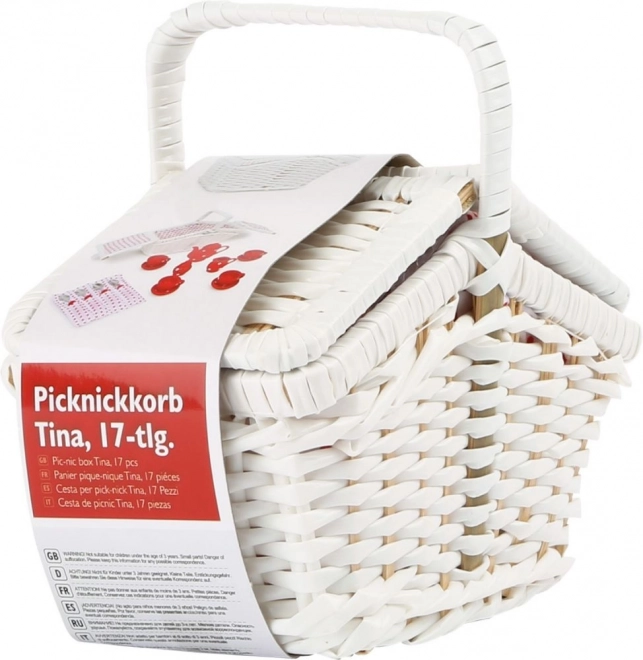 Petit panier de pique-nique Tina 17 pièces