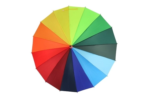 Parapluie arc-en-ciel automatique
