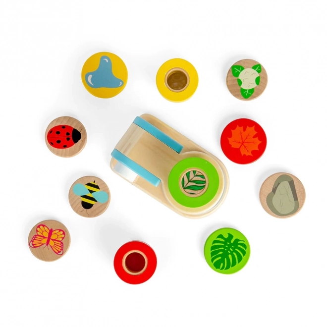 Microscope en Bois pour Enfants Bigjigs Toys