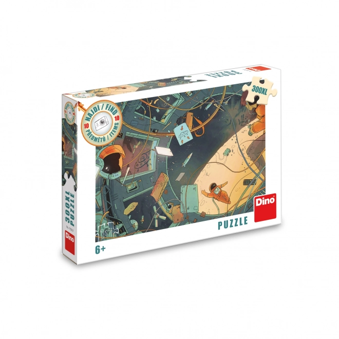 Puzzle Univers - Trouver 10 objets 47x33cm 300 pièces XL dans une boîte 27x19x4cm