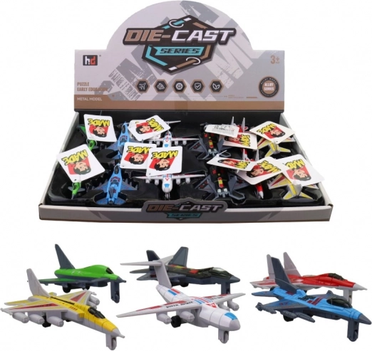 Avions pour enfants 10 cm - set de 12 pièces