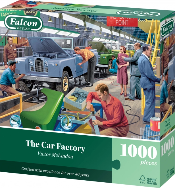 Puzzle Usine Automobile 1000 pièces