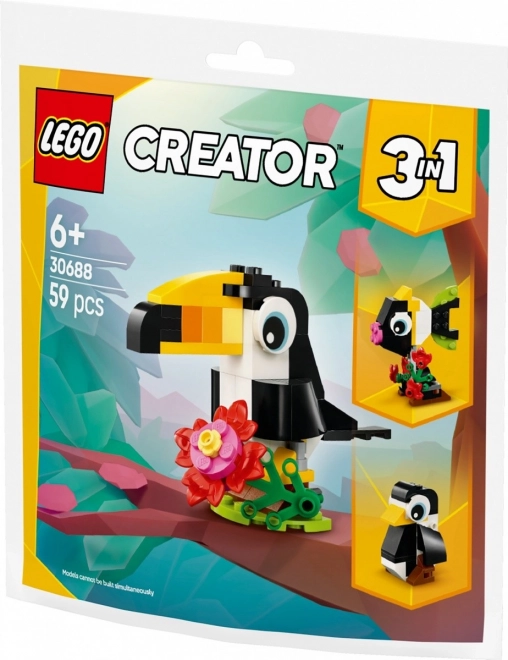 Kit de construction créatif Toucan tropical