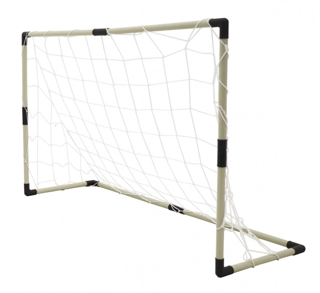 Ensemble de deux buts de football avec tableau de score et accessoires