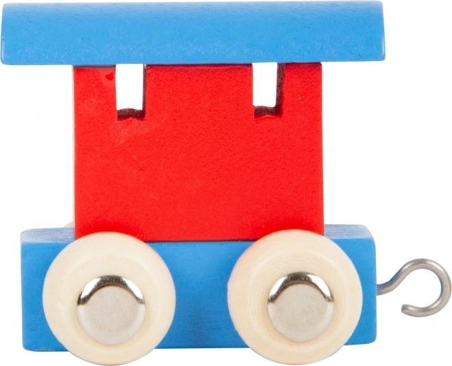 Small Foot wagon coloré pour circuits de trains en bois
