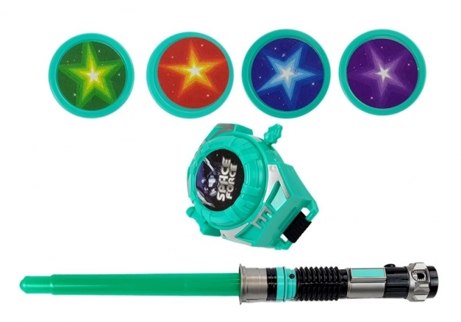 Ensemble de pistolets laser Lanceur de fléchettes Light Sword