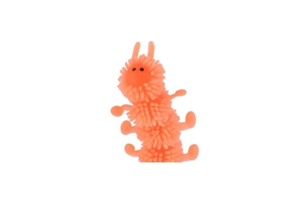 Chenille en silicone antistress à presser 24cm avec possibilité de 4 couleurs