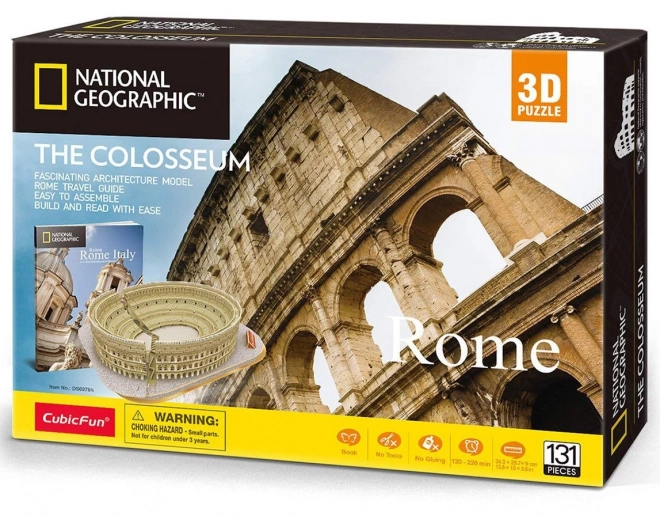 Puzzle 3D CubicFun Geografique National Colisée 131 pièces