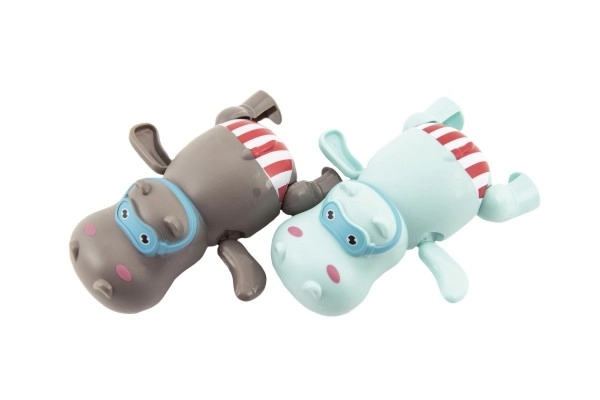 Animal Hippopotame à remonter pour l'eau
