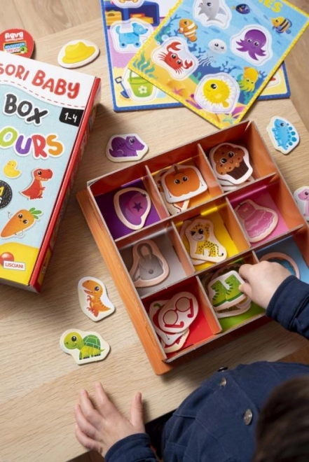 BOÎTE BÉBÉ MONTESSORI - Couleurs