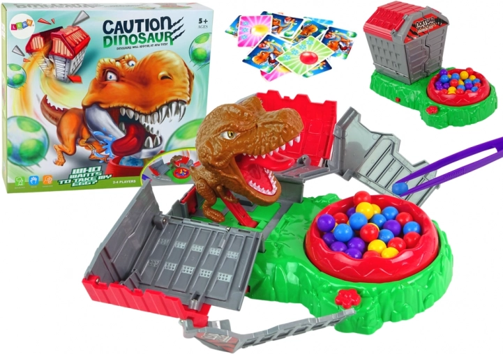 jeu d’adresse Attention, Dinosaure – collecte d’œufs
