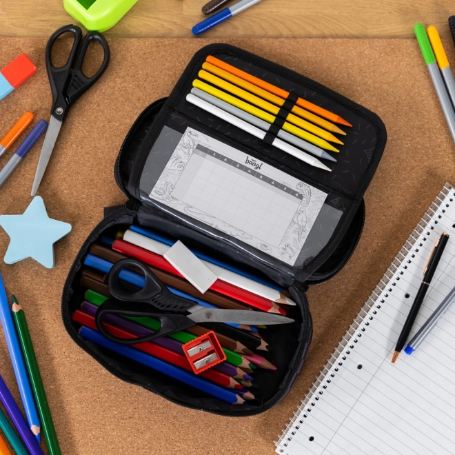 Trousse scolaire Baagl Skate gris