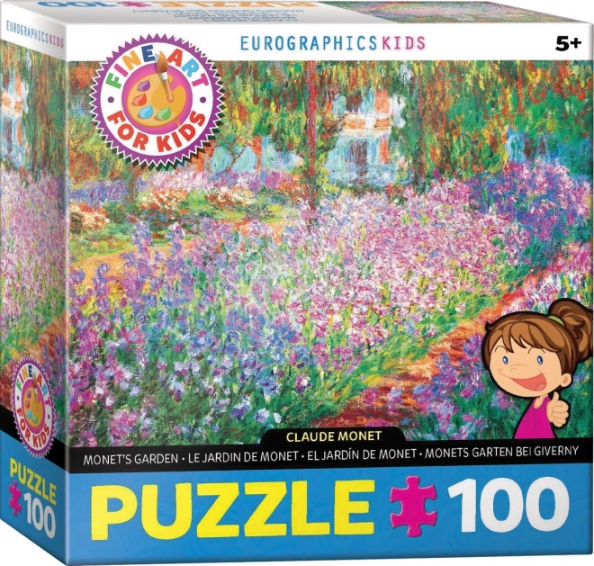 Puzzle Jardin de Monet 100 pièces