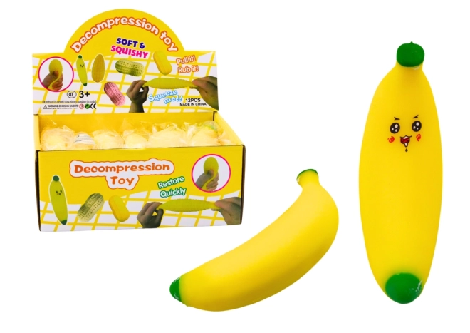 Élastique étirable banane jaune
