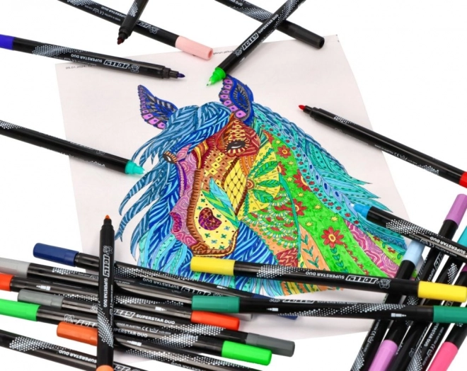 Marqueurs recto-verso Next Gen 24 couleurs