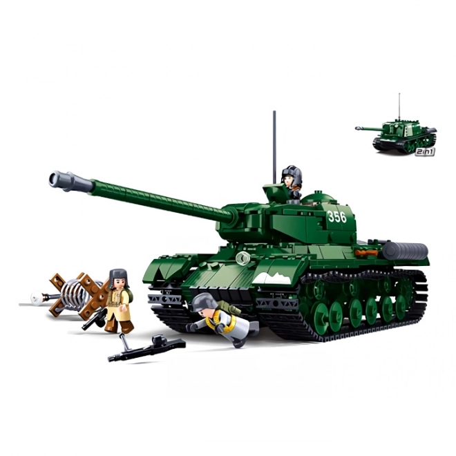 Sluban Bataille de Budapest M38-B0979 Char lourd soviétique IS-2 2-en-1